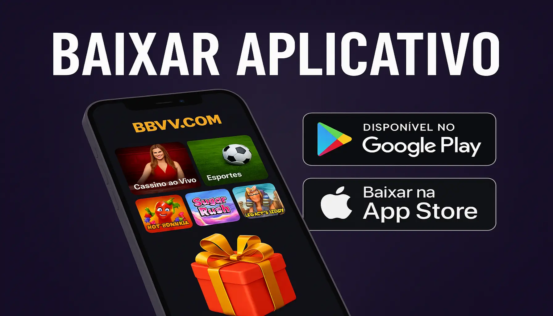 Baixar o BBVV.COM Cassino App